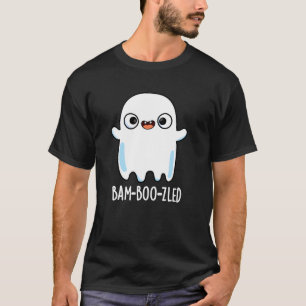 Camiseta Bam-boo-zled Funny Halloween Ghost Pun Dark BG
