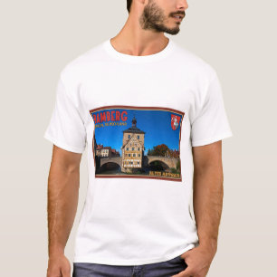 Camiseta Bamberg - paisaje de Altes Rathaus