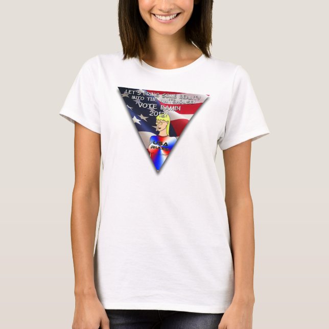 Camiseta Bambi para presidente T-Shirt (Anverso)