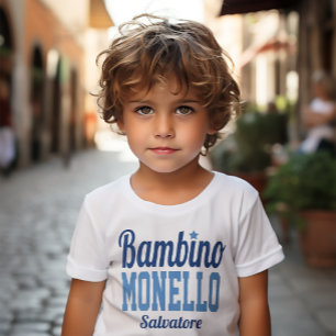 Camiseta Bambino Monello es un niño italiano gracioso