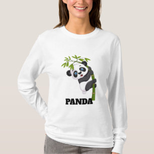 Camiseta Bamboo Buddy Colgado con Mi Snack Panda Peekaboo 