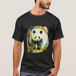 Camiseta Bamboo muerde Kawaii Panda Tentará En Bosque De Ba
