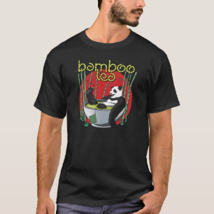 Camiseta Bamboo Tea Drinker Panda
