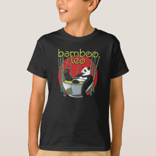 Camiseta Bamboo Tea Drinker Panda T-Shirt
