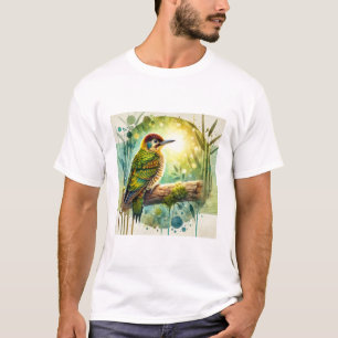 Camiseta Bamboo woodpecker 110924AREF101 - Watercolor