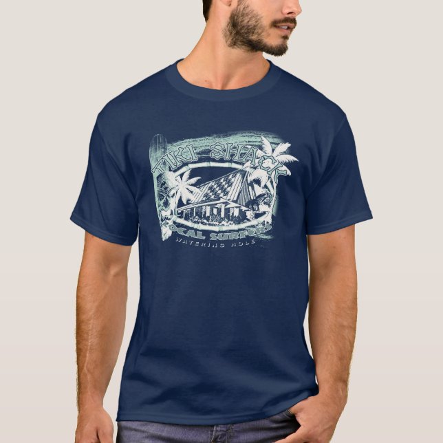 Camiseta bambú de la cabaña del tiki (Anverso)