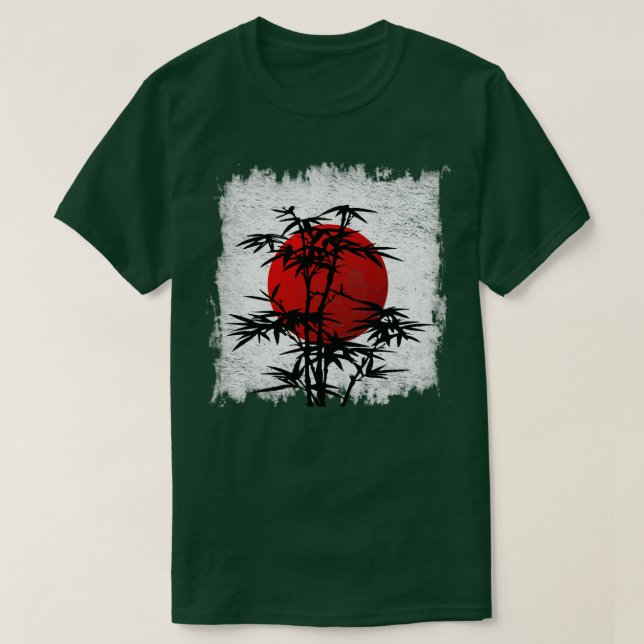 Camiseta Bambú japonés (Diseño del anverso)