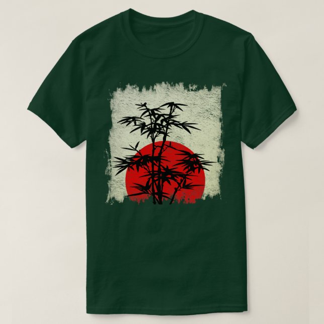 Camiseta Bambú japonés1 (Diseño del anverso)