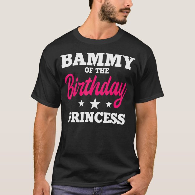 Camiseta Bammy De La Princesa De Cumpleaños Fiesta Bday Cel (Anverso)