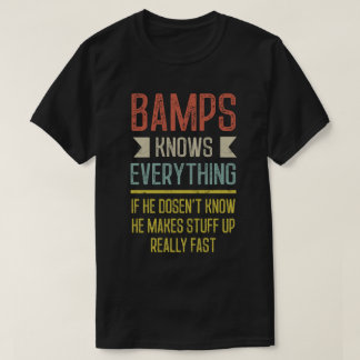 Camiseta Bamps sabe todo lo gracioso abuelo