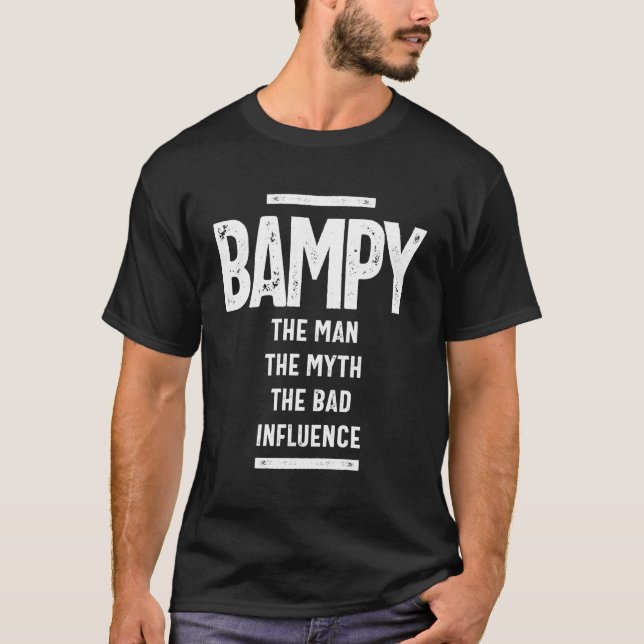 Camiseta Bampy El Mito La Mala Influencia (Anverso)