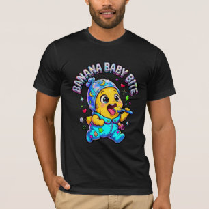 Camiseta Banana Baby Bite Arte Caprichoso