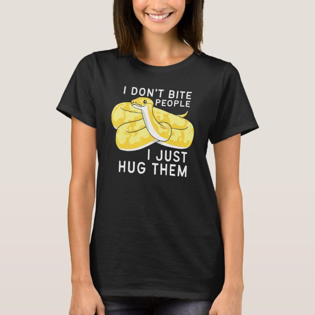 Camiseta Banana Ball Phyton I Don't Bite People I Just Hug  (Anverso)