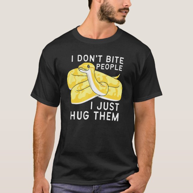 Camiseta Banana Ball Phyton I Don't Bite People I Just Hug  (Anverso)