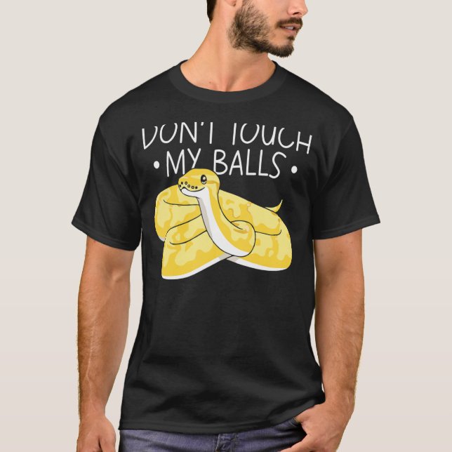 Camiseta Banana Ball Phyton no toques mis bolas (Anverso)