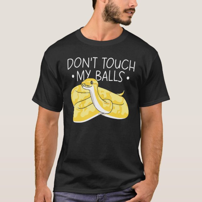 Camiseta Banana Ball Phyton no toques mis bolas (Anverso)
