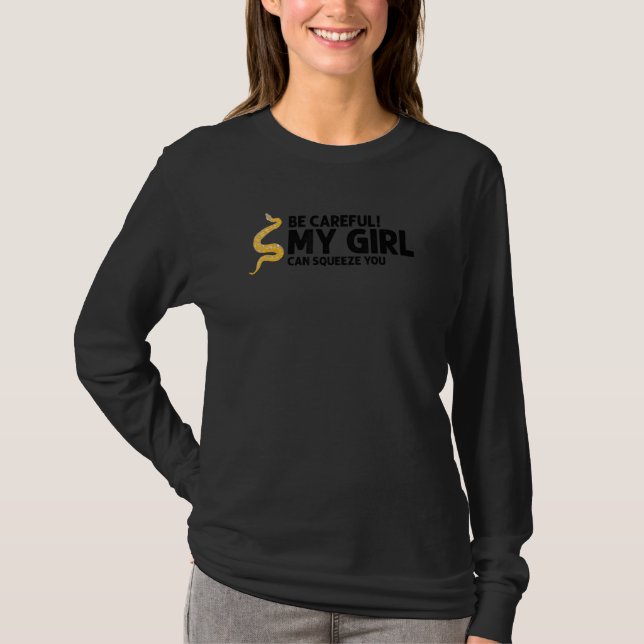 Camiseta Banana Ball Python and Noodle Reptile Designs 12 (Anverso)