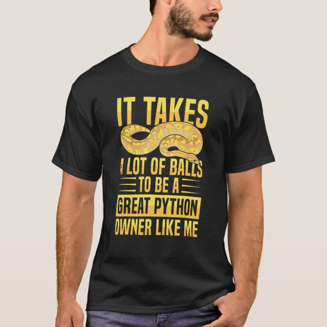 Camiseta Banana Ball Python Cita para un pitón de bolas 1 (Anverso)