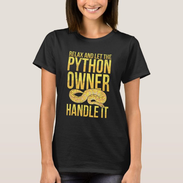 Camiseta Banana Ball Python for a Banana ball python breede (Anverso)