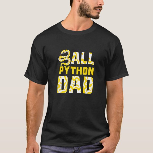 Camiseta Banana Ball Python Herpetologist Ball Python Dad H (Anverso)