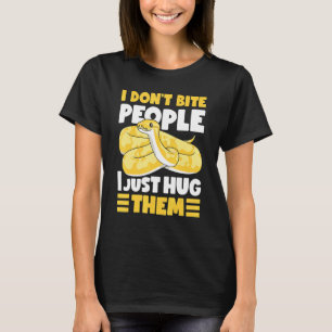 Camiseta Banana Ball Python No muerdo a la gente que abraza