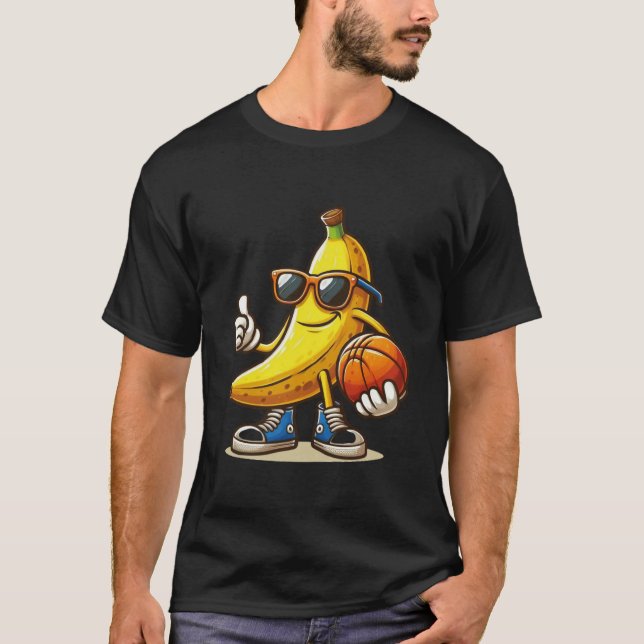 Camiseta Banana Baloncesto de baloncesto de Fruit (Anverso)