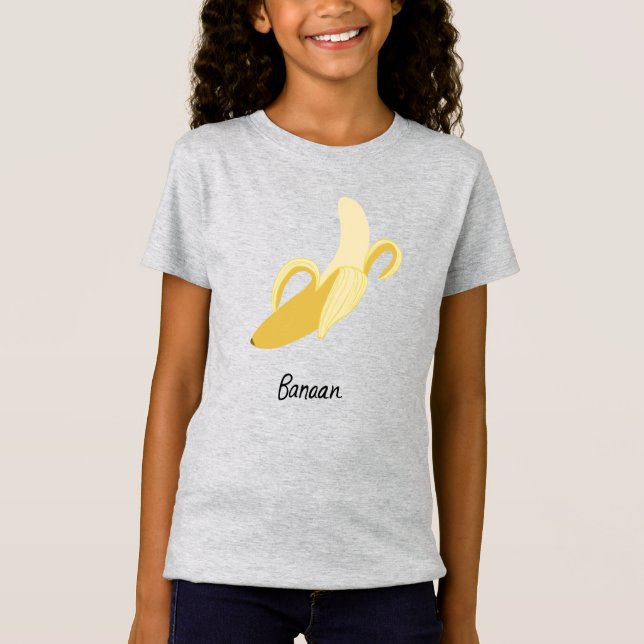 Camiseta Banana Banaan Holandesa Fruity Fun Food Art (Anverso)
