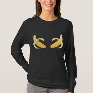 Camiseta Banana Bra Costume Funny Fruit Halloween Skeleton