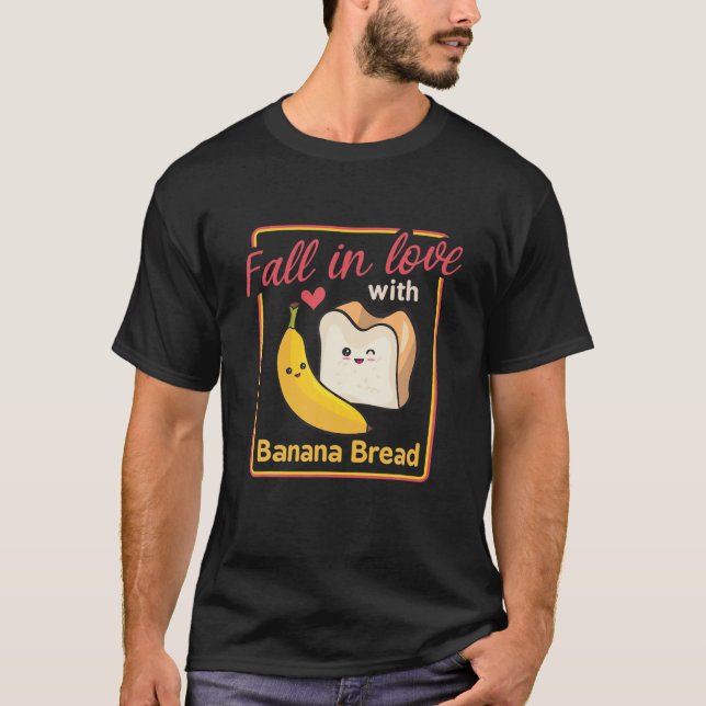 Camiseta Banana Bread Love Breadmaker Baking Vegan Funny Ba (Anverso)