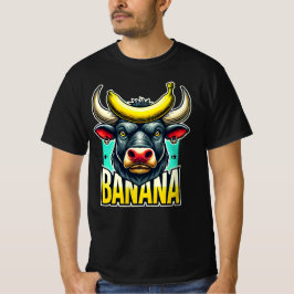 Camiseta Banana Bull - absurdes Tierdesign für Witzbolde