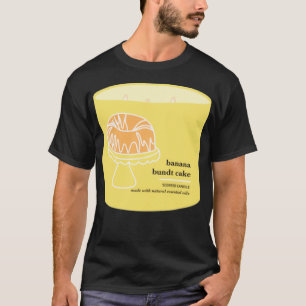 Camiseta Banana Bundt Cake Candle
