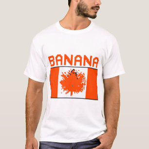 Camiseta Banana Canada Place Flag Meme Shirt