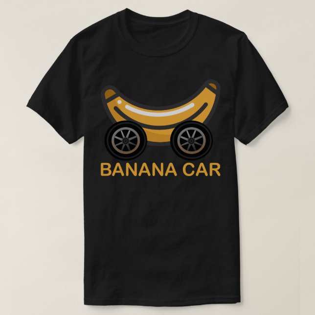 Camiseta banana car (Diseño del anverso)