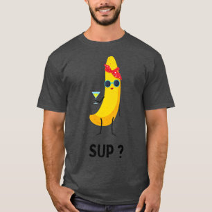 Camiseta Banana con gafas fruta vegetarianos vegetales bana