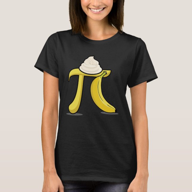 Camiseta Banana Cream Pi  Pi Day Math Teacher (Anverso)