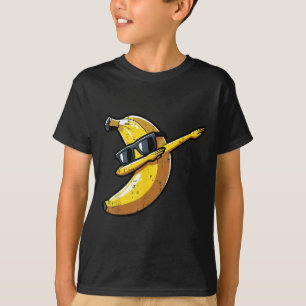Camiseta Banana Dab Sungles Cute Fruta Bailar Niños Hombres