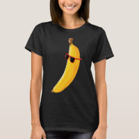 Banana de Guay con gafas de sol Ropa de fruta dive