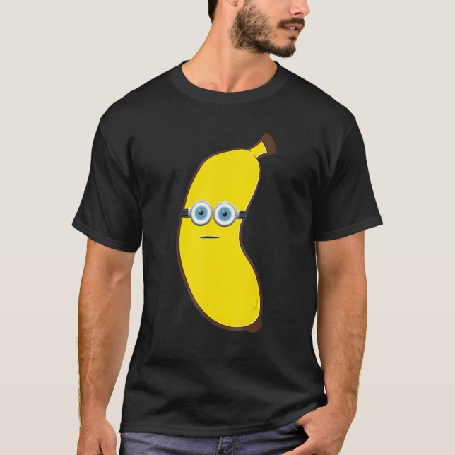 Camiseta Banana De Verano Con Gafas De Sol Niños Fruta Sung (Anverso)