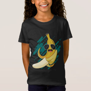 Camiseta Banana divertida con gafas de sol Potasio Healthy