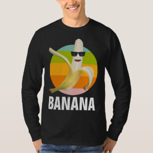 Camiseta Banana divertida con gafas de sol Retro diseño Fru