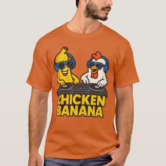 Camiseta Banana divertida de pollo