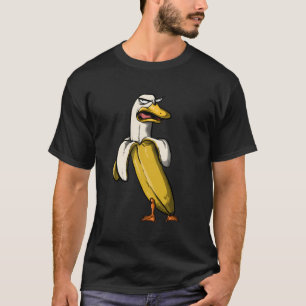 Camiseta Banana Duck Gracioso Loco