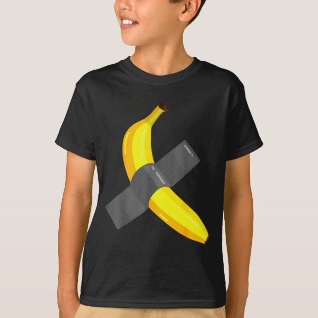 Camiseta Banana Duct Taped To Wall Art Christmas Pajama Nye (Anverso)