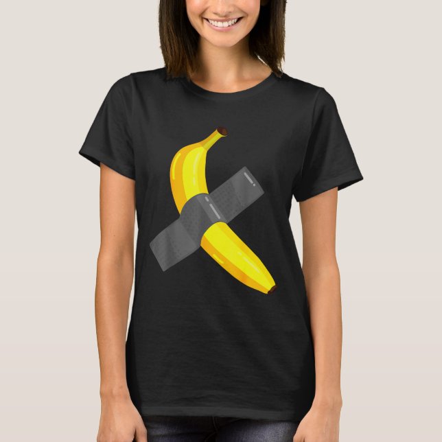 Camiseta Banana Duct Taped To Wall Art Christmas Pajama Nye (Anverso)