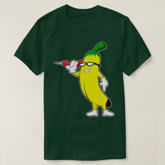 Camiseta Banana en Darts con Dart (Diseño del anverso)