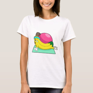 Camiseta Banana en el gimnasio del yoga
