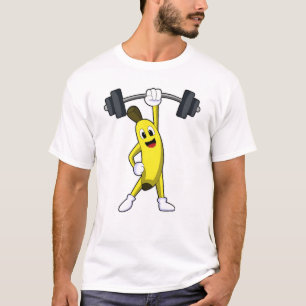 Camiseta Banana en entrenamiento de Fortaleza con Barbell