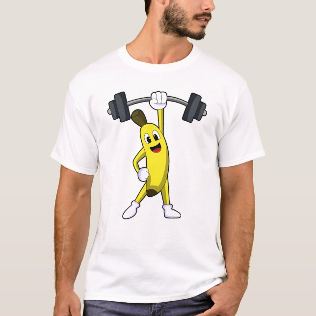 Camiseta Banana en entrenamiento de Fortaleza con Barbell (Anverso)