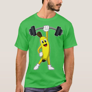 Camiseta Banana en entrenamiento de Fortaleza con Barbell