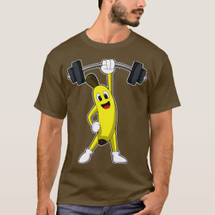 Camiseta Banana en entrenamiento de Fortaleza con Barbell